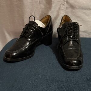 Elegant Black Women's Heeled Shoes